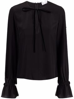 RED Valentino блузка с завязками