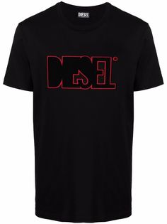 Diesel футболка с нашивкой