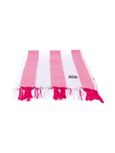 Mc2 Saint Barth Kids пляжное полотенце Fouta в полоску