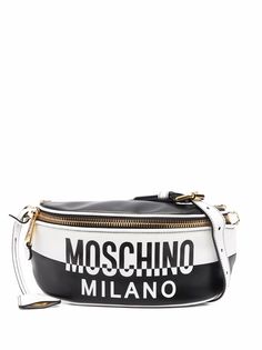 Moschino поясная сумка с логотипом