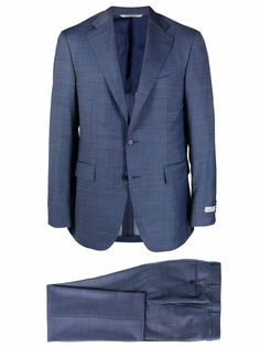 Canali костюм с однобортным пиджаком