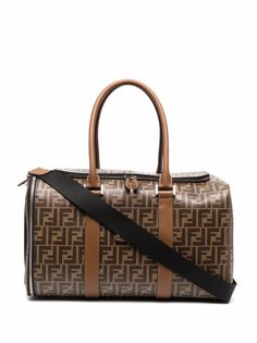 Fendi переноска для животных с узором FF