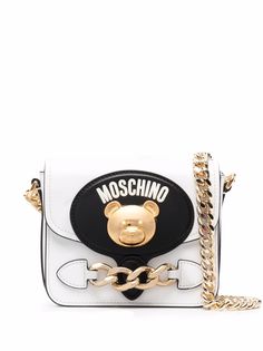 Moschino сумка через плечо с логотипом