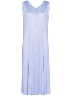 Pleats Please Issey Miyake платье миди с бантом