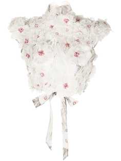 Zimmermann блузка с цветочным декором