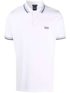 Boss Hugo Boss рубашка поло с вышитым логотипом
