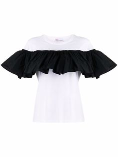 RED Valentino футболка с оборками