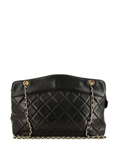 Chanel Pre-Owned стеганая сумка-тоут Shopping 1990-х годов
