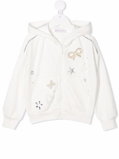 Monnalisa худи со стразами