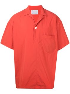 Kolor рубашка свободного кроя с короткими рукавами