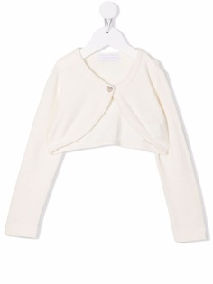 Monnalisa укороченный кардиган на пуговицах