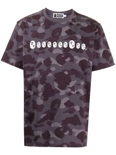 A BATHING APE® футболка с камуфляжным принтом
