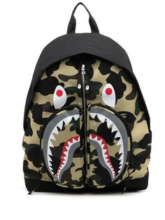 A BATHING APE® рюкзак Shark с камуфляжным принтом