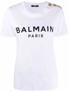 Balmain футболка с логотипом
