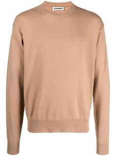 Jil Sander кашемировый джемпер с круглым вырезом