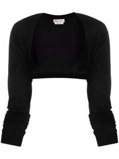 Alexander McQueen кашемировый шраг с вышитым логотипом