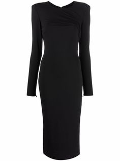 Versace платье мини с объемными плечами