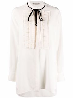 Ermanno Scervino блузка с оборками
