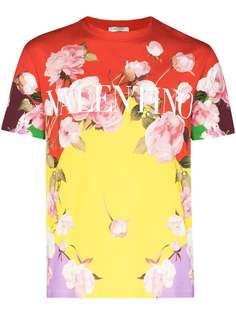 Valentino футболка Flying Flowers