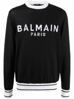 Balmain джемпер с логотипом