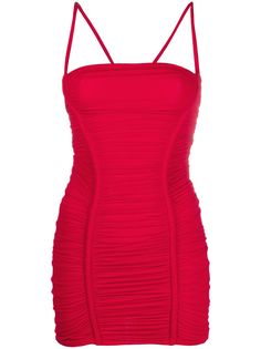 Dsquared2 приталенное платье мини со сборками