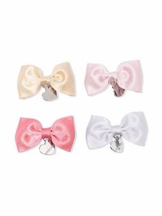 Monnalisa набор из четырех заколок для волос с бантом