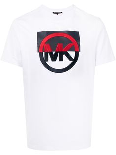 Michael Michael Kors футболка MK Block с тисненым логотипом