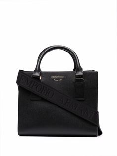 Emporio Armani сумка-тоут размера мини с логотипом
