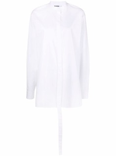 Jil Sander рубашка с воротником-стойкой