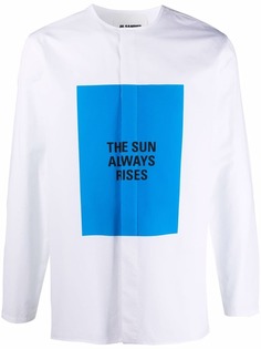 Jil Sander рубашка The Sun Always Rises