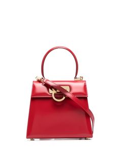 Salvatore Ferragamo сумка-тоут с застежкой Gancini