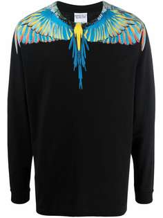 Marcelo Burlon County of Milan футболка с длинными рукавами и принтом Wings