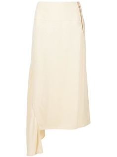 Jil Sander юбка асимметричного кроя с завышенной талией