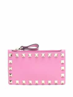 Valentino Garavani кошелек на молнии с декором Rockstud