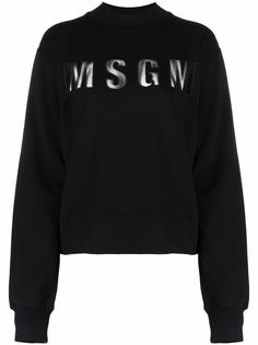 MSGM толстовка с прозрачным логотипом