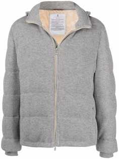 Brunello Cucinelli пуховик с капюшоном