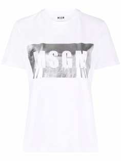 MSGM футболка с логотипом