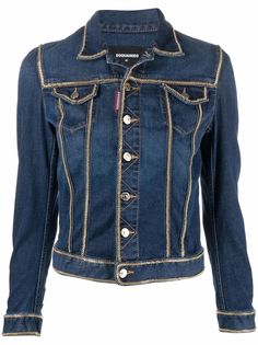 Dsquared2 укороченная джинсовая куртка