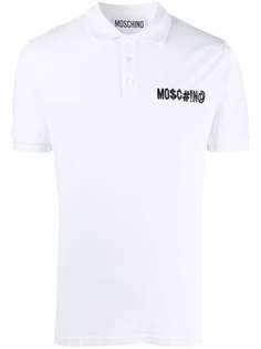 Moschino рубашка поло с логотипом