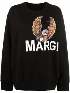 MM6 Maison Margiela свитер с принтом