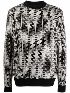 Balmain MONOGRAM JERSEY SWEATSHIRT