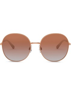Dolce & Gabbana Eyewear солнцезащитные очки в круглой оправе
