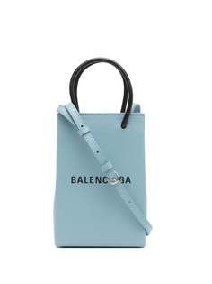 Balenciaga мини-сумка Shopping с логотипом