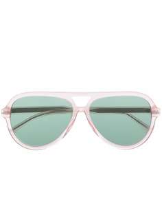 Isabel Marant Eyewear солнцезащитные очки-авиаторы в прозрачной оправе