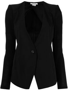 Helmut Lang Pre-Owned однобортный блейзер