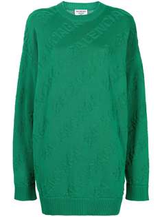 Balenciaga джемпер оверсайз с логотипом
