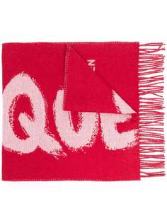 Alexander McQueen шарф с логотипом