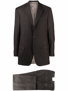 Brioni костюм в ломаную клетку