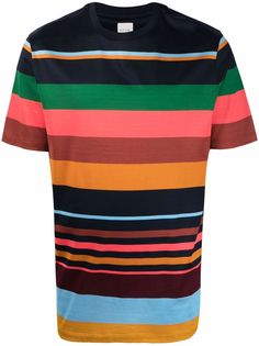 PAUL SMITH футболка с принтом Artist Stripe