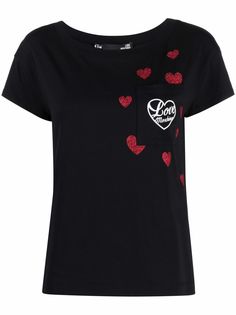 Love Moschino футболка из джерси с логотипом